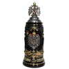 KING Beer Stein with a German Eagle incorporated on the front in pewter with an additional pewter Eagle on the lid of the Beer Mug. At the bottom rim is an inscription with "Deutschland - Germany"