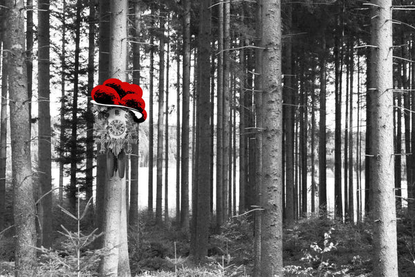 "Cuckoo in Forest" - Medium Canvas Print - Selina Haas*