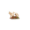 Bring the timeless beauty of Christmas to your home with this PEMA Kostner Nativity. This hand-crafted set features a standing and a sitting dove, both perched on twigs with red berries in front of them. These exquisite figures will make a delightful addition to any holiday décor.