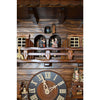 Zoomed in view of the dancers featured above the face of the clock