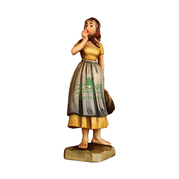ANRI Nativity - Kuolt  - Shepherdess with Bag - New 2019