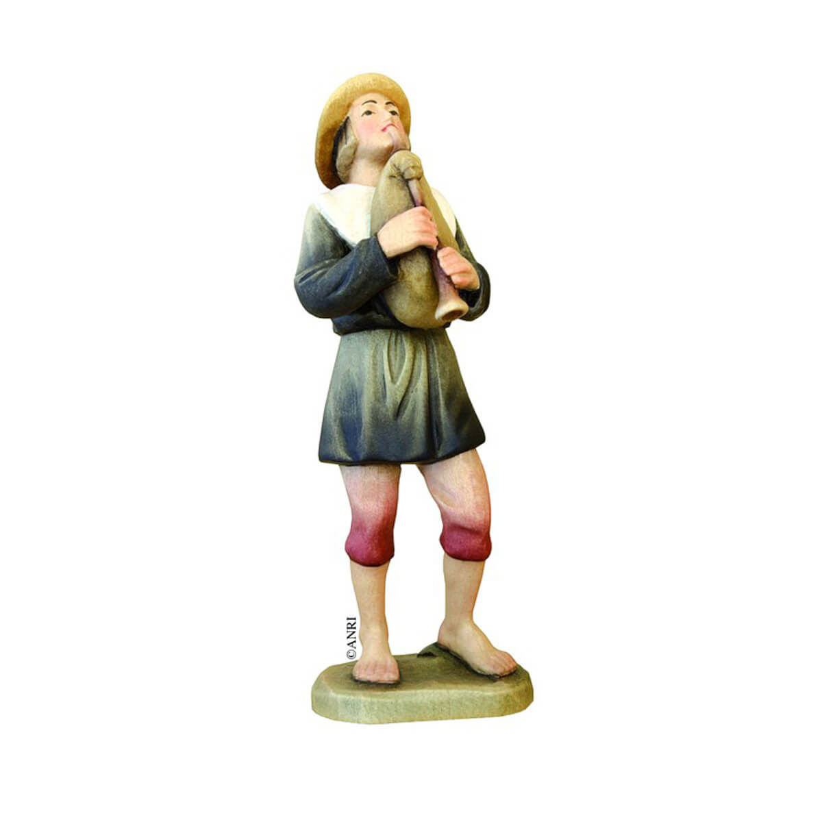 ANRI Nativity - Kuolt  - Shepherd with Bagpipe