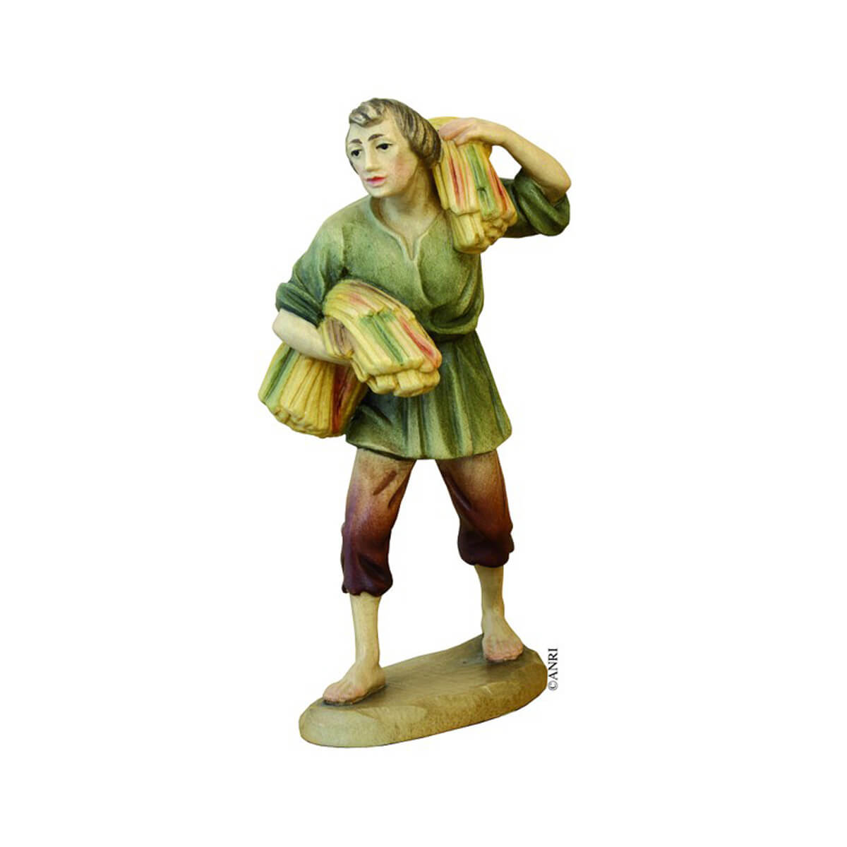 ANRI Nativity - Kuolt  - Shepherd with Bale of Hay