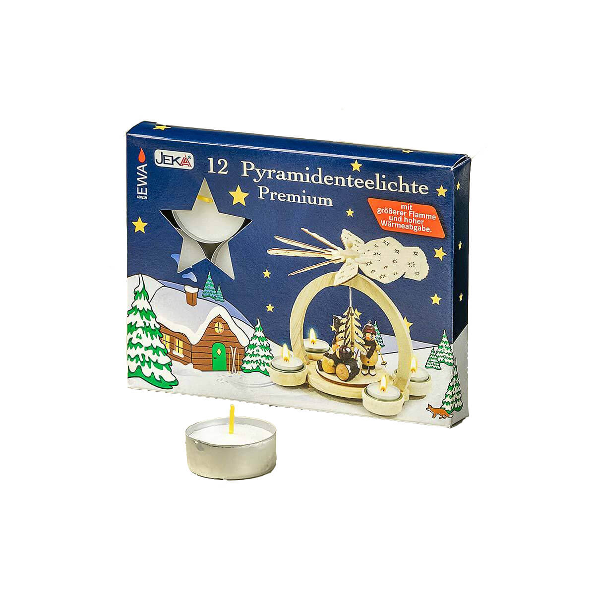 Box with tealight candles