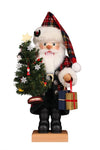 Christian Ulbricht Nutcracker - Santa with Checked Pattern Coat