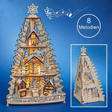 Christmas Schwibbogen - LED Tree for corner with Music