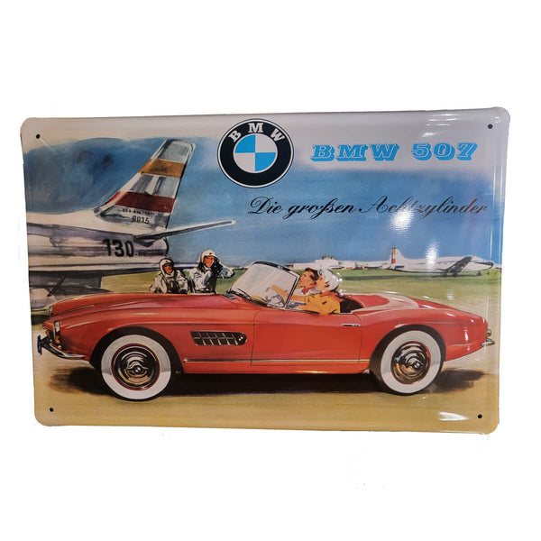 BMW 507 Airport - Vintage Style Metal Advertising Sign*