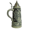German Beer Stein - Hofbräuhaus Munich Reliefstein .5L - Grey/Blue