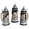 three different ankles of the Power of the pack beer stein.